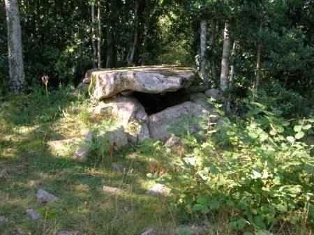 dolmen du pla del castella ou cova d'en rollan 1 de corsavy