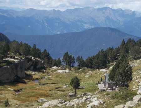 refuge d'ensagents à Encamp en Andorre