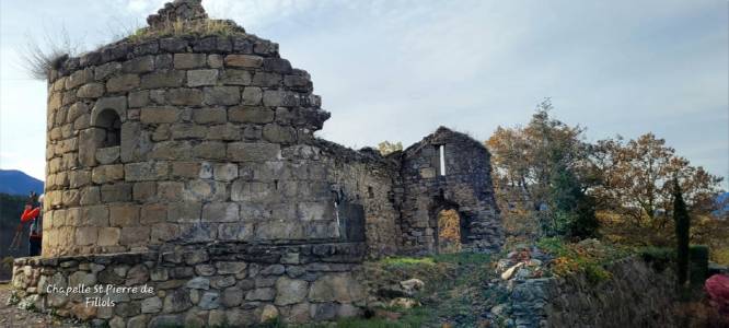 chapelle romane  saint pierre de fillols