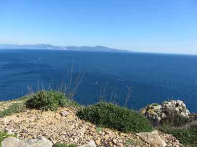 costa brava de la tour de montgo à l'escala