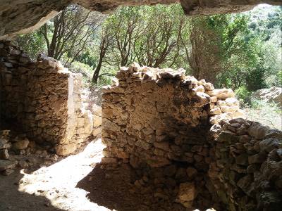 orte de la grotte bergerie Plat de la Lause