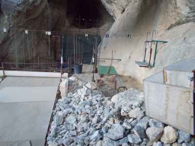 grotte préhistorique la caune de l'arago