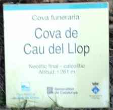 grotte cova de cau del llop à Vilajuiga