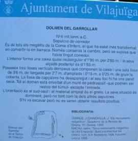 dolmen de garrollar à vilajuiga