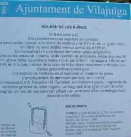 dolmen de de les ruines à vilajuiga