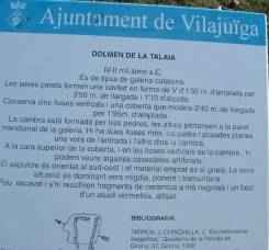 dolmen de de talaia à vilajuiga