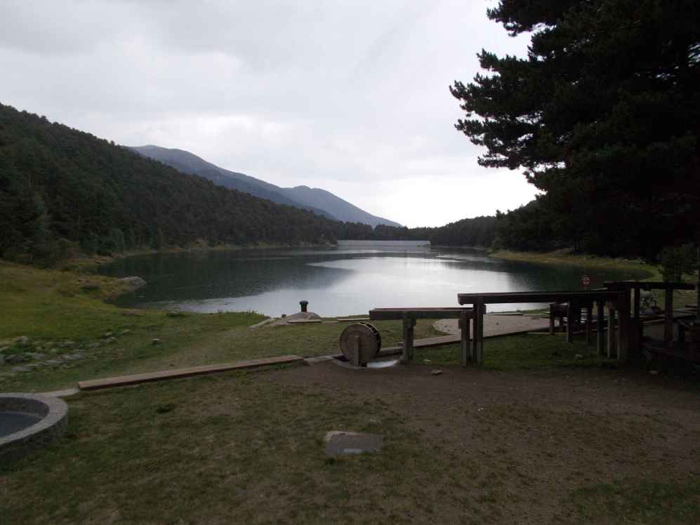 lac d'engolasters d'Encamp en Andorre