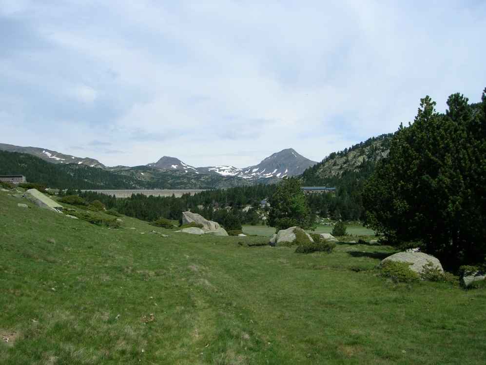 barrage des Bouillouses des pyrenees orientales