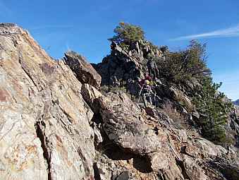 descente rocailleuse 
