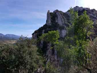 falaise du canyoning en fenouillédes